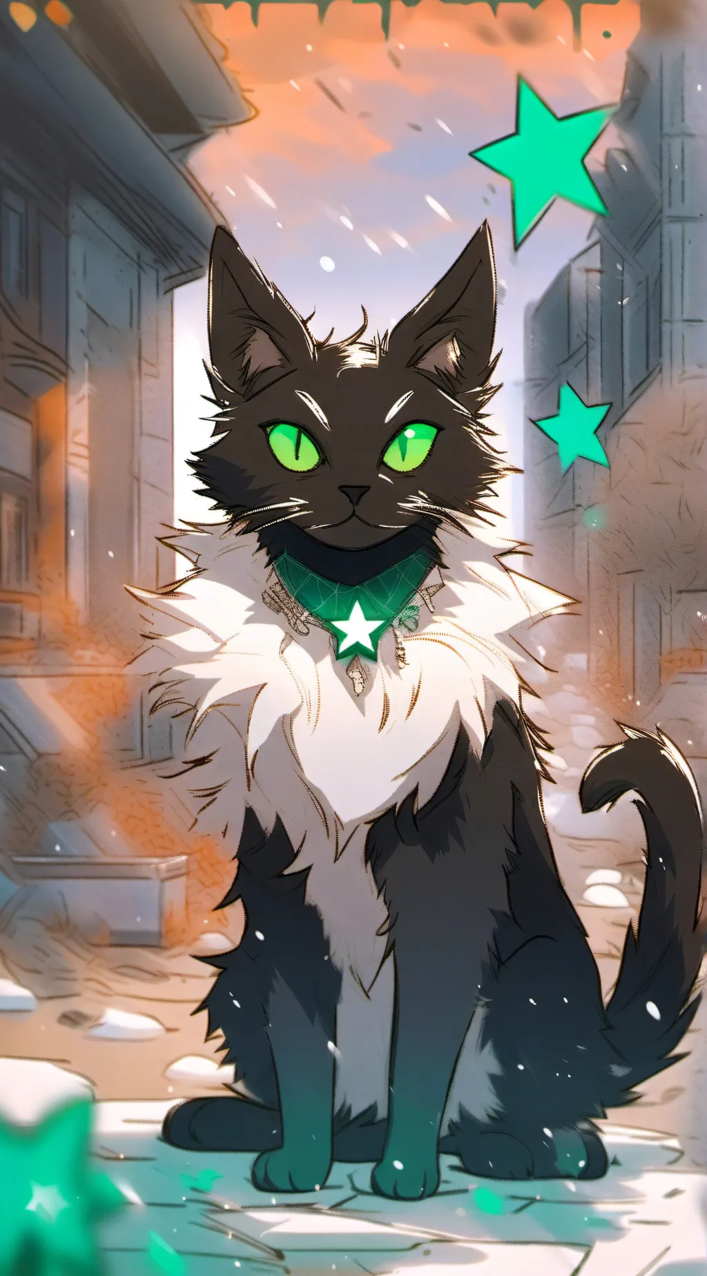 ai character: Star background