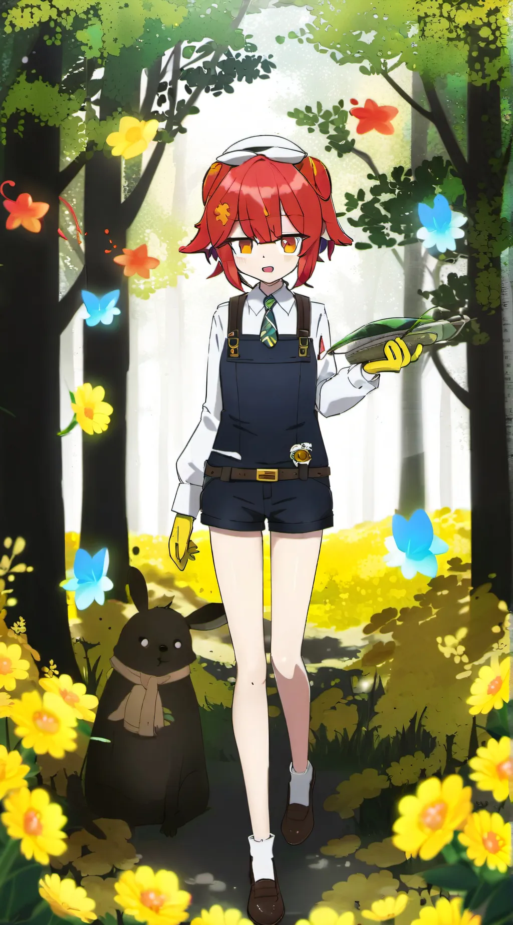 ai character: Kasane Teto background