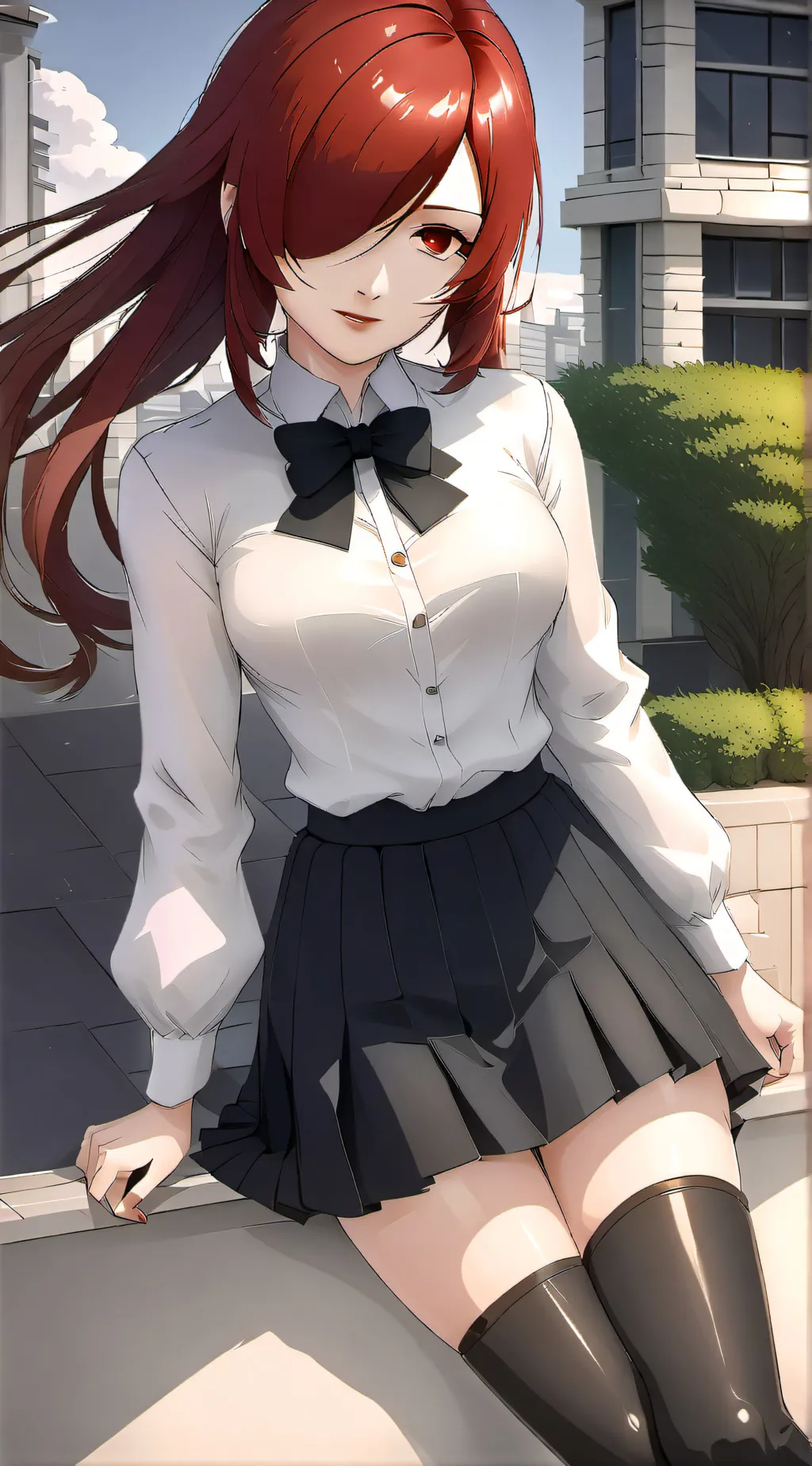ai character: Mitsuru Kirijo background