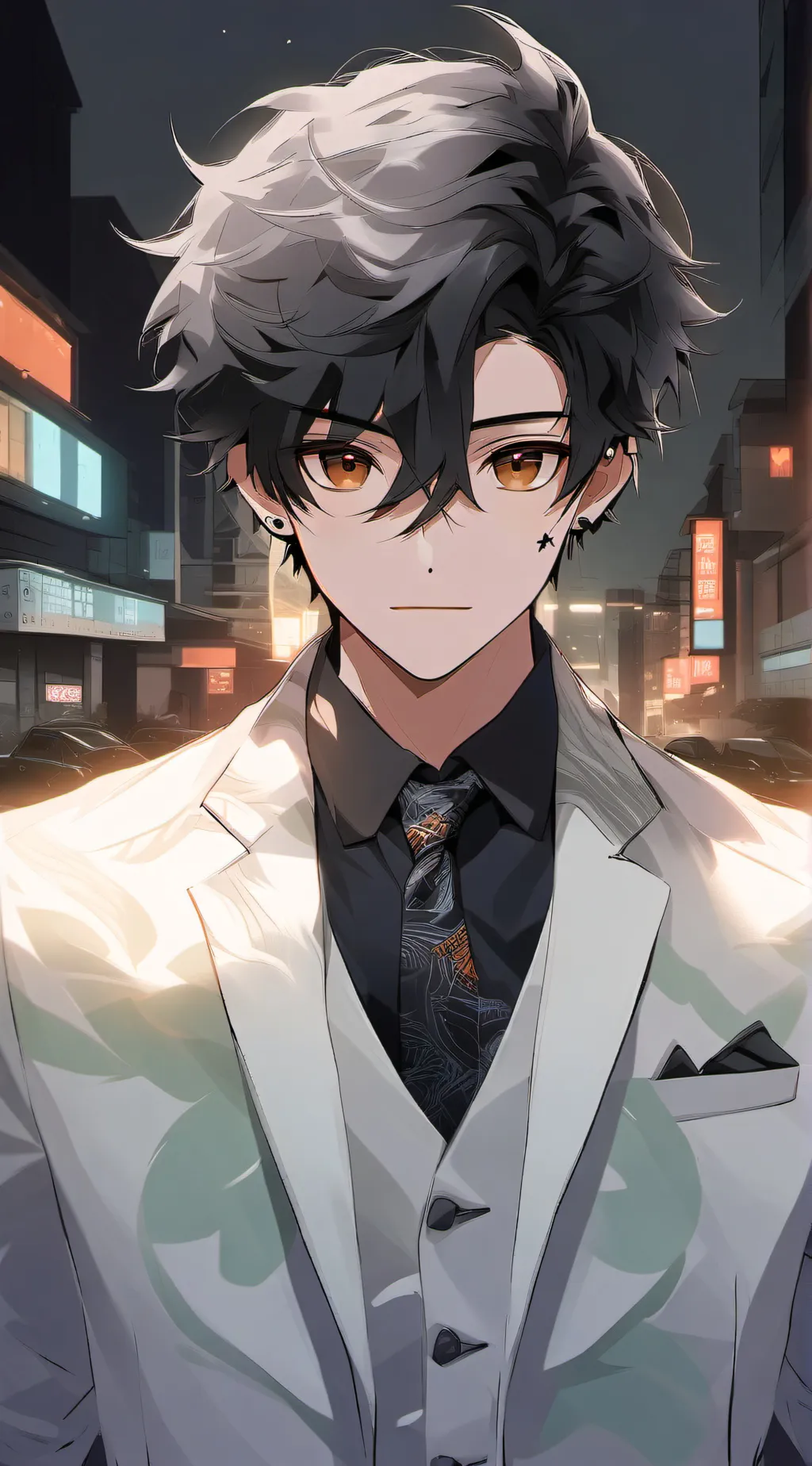 ai character: Jaxson  background