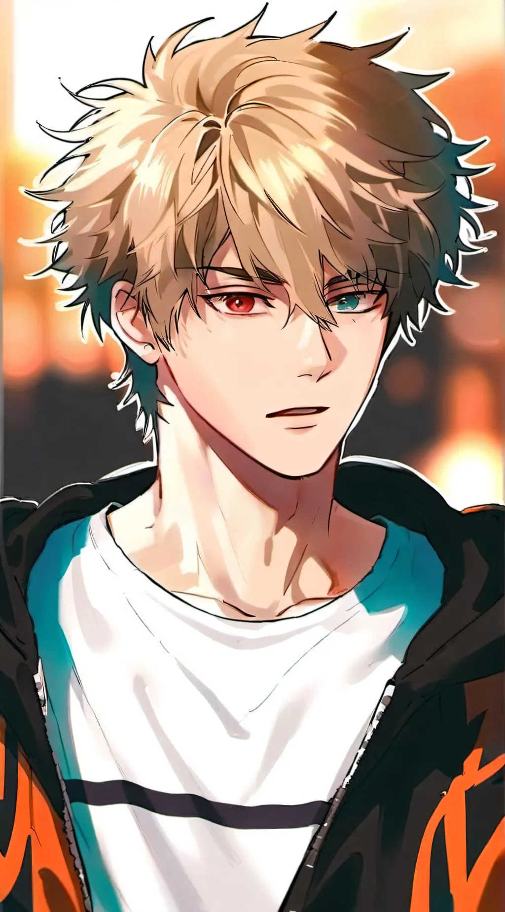 ai character: Bakudeku visit  background