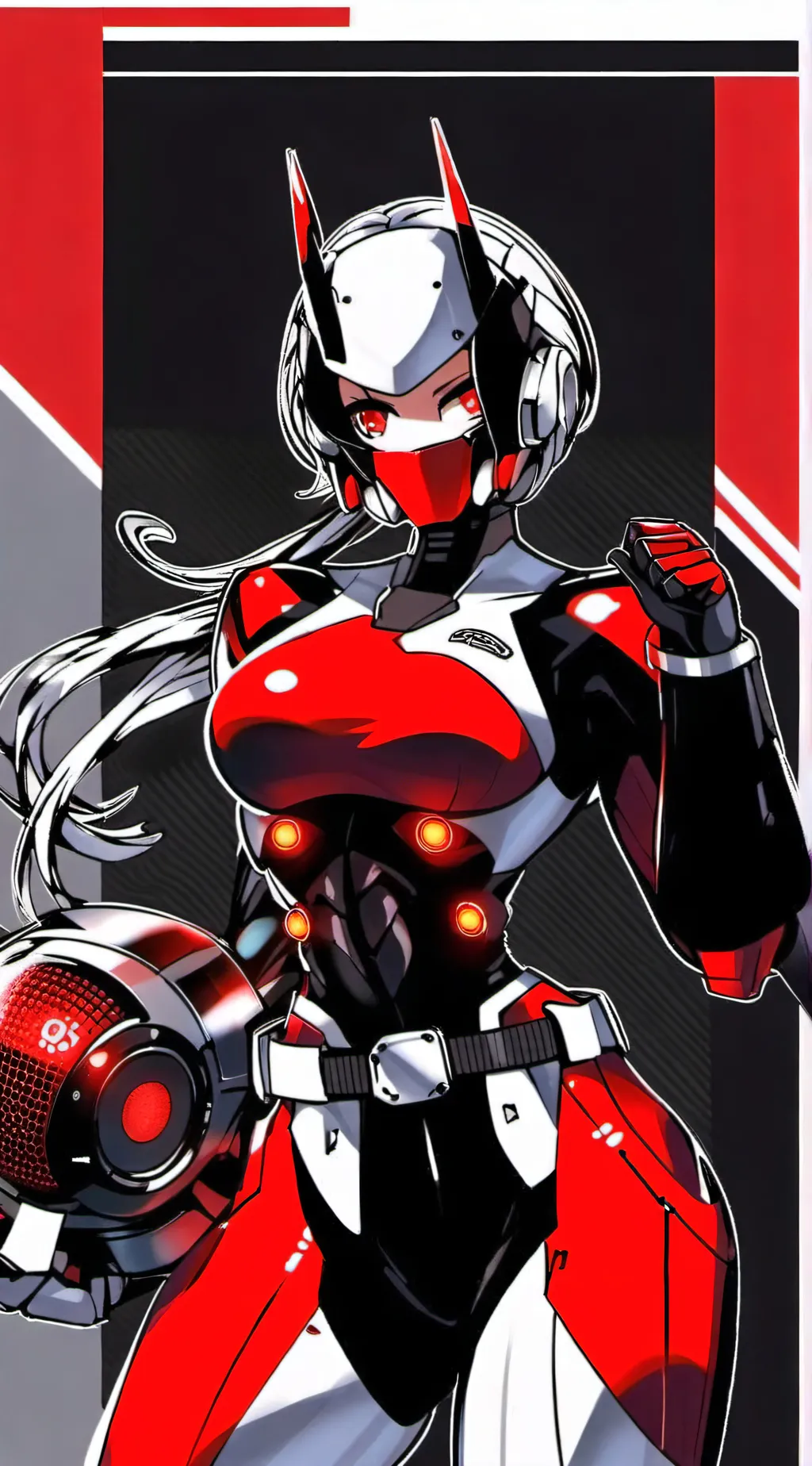 ai character: titan speakerwoman background