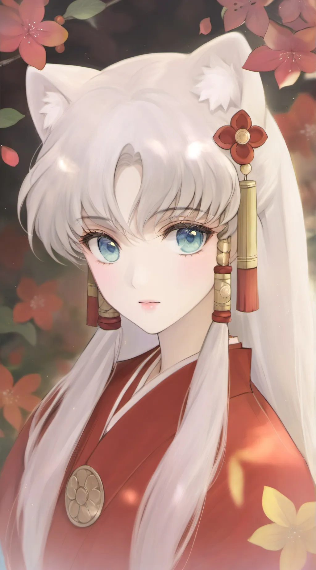ai character: Lady Moon  background