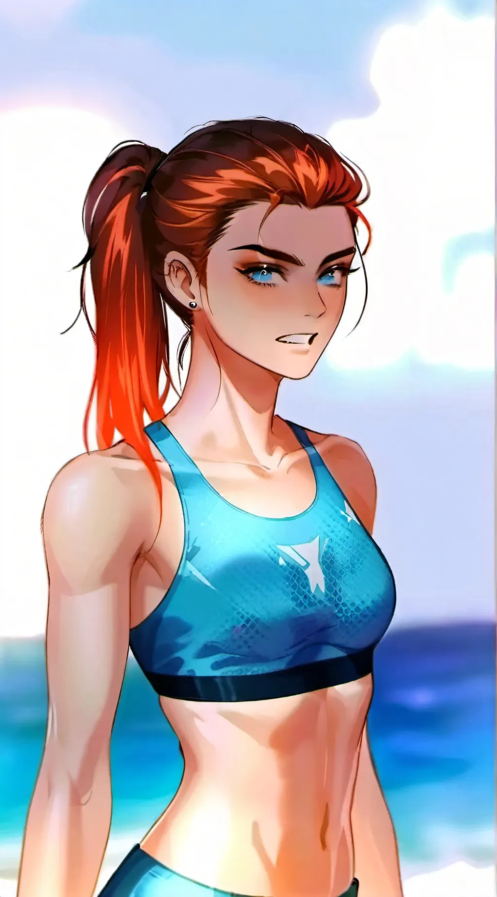 ai character: Teka  background