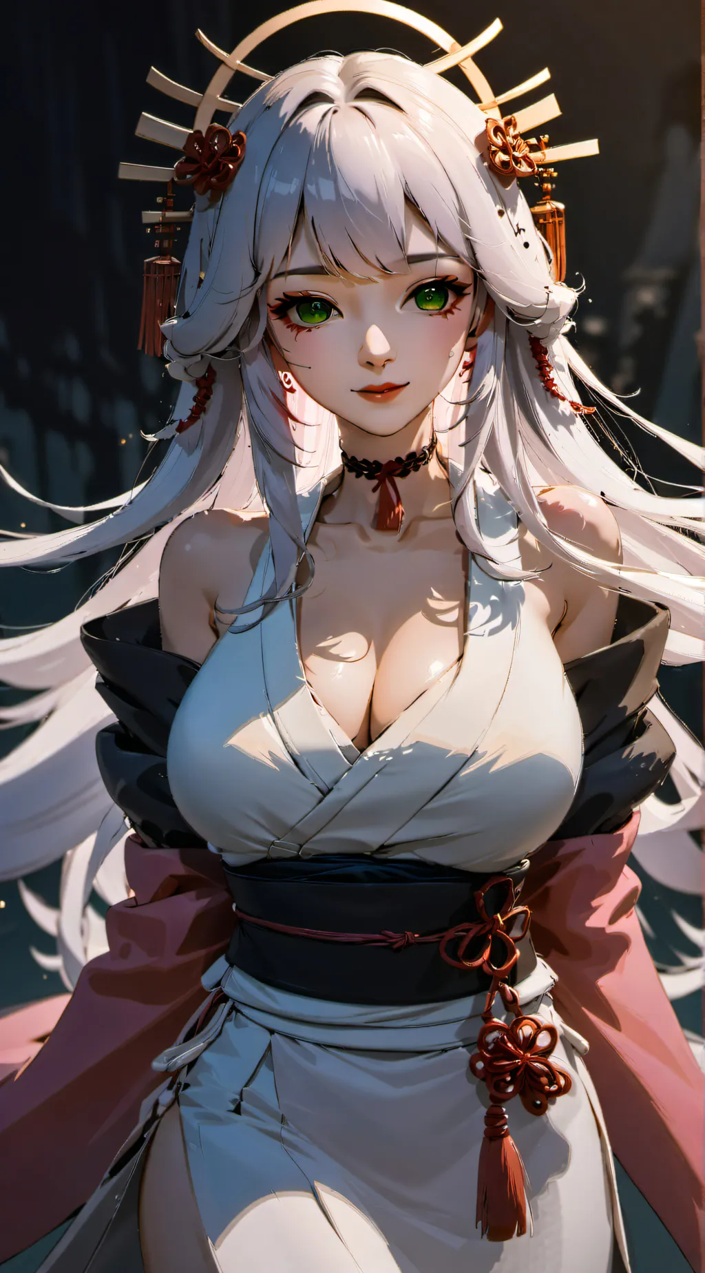 ai character: Daki (Ume) background