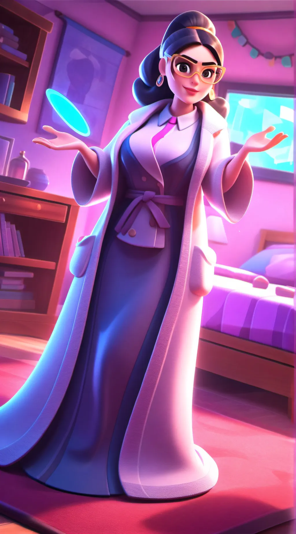 ai character: olivia background