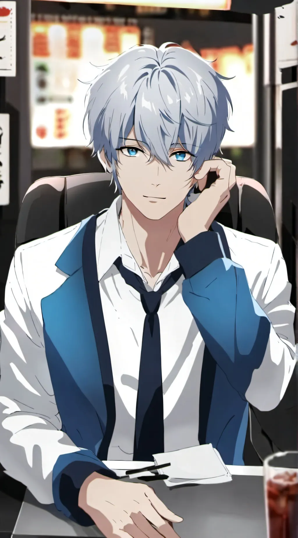 ai character: Gojo  background