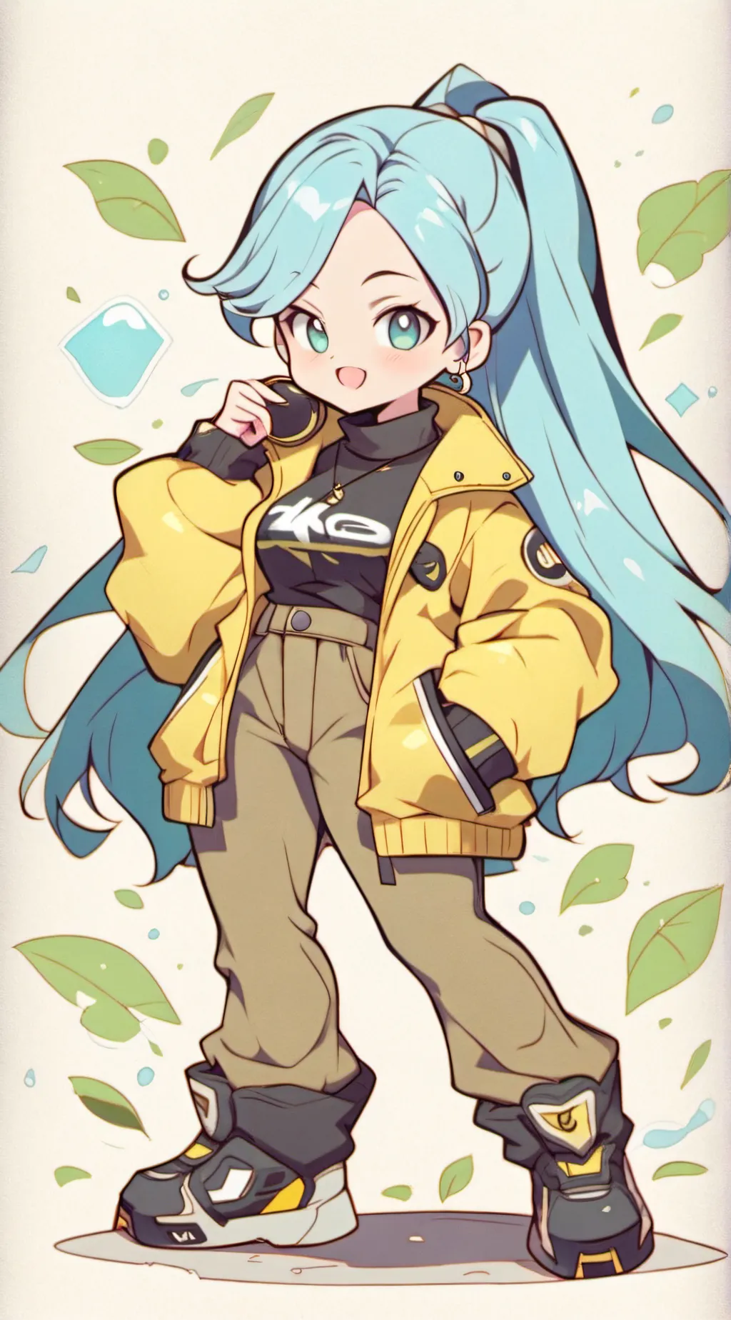 ai character: Bulma background