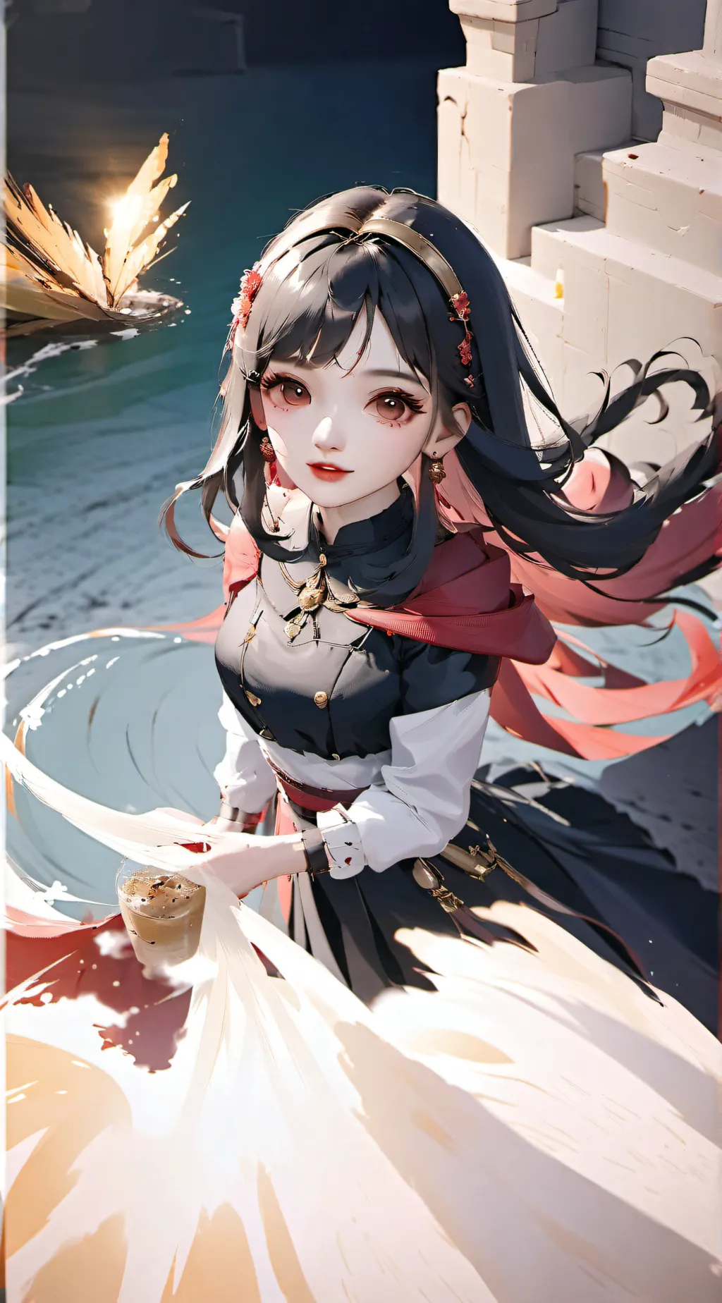 ai character: gorup of girls background