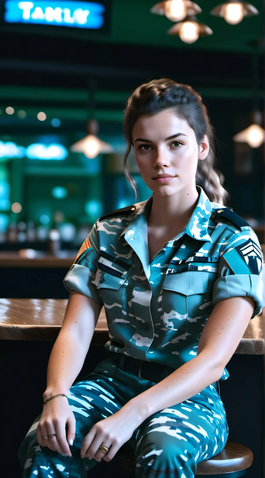 ai character: Kelly  background