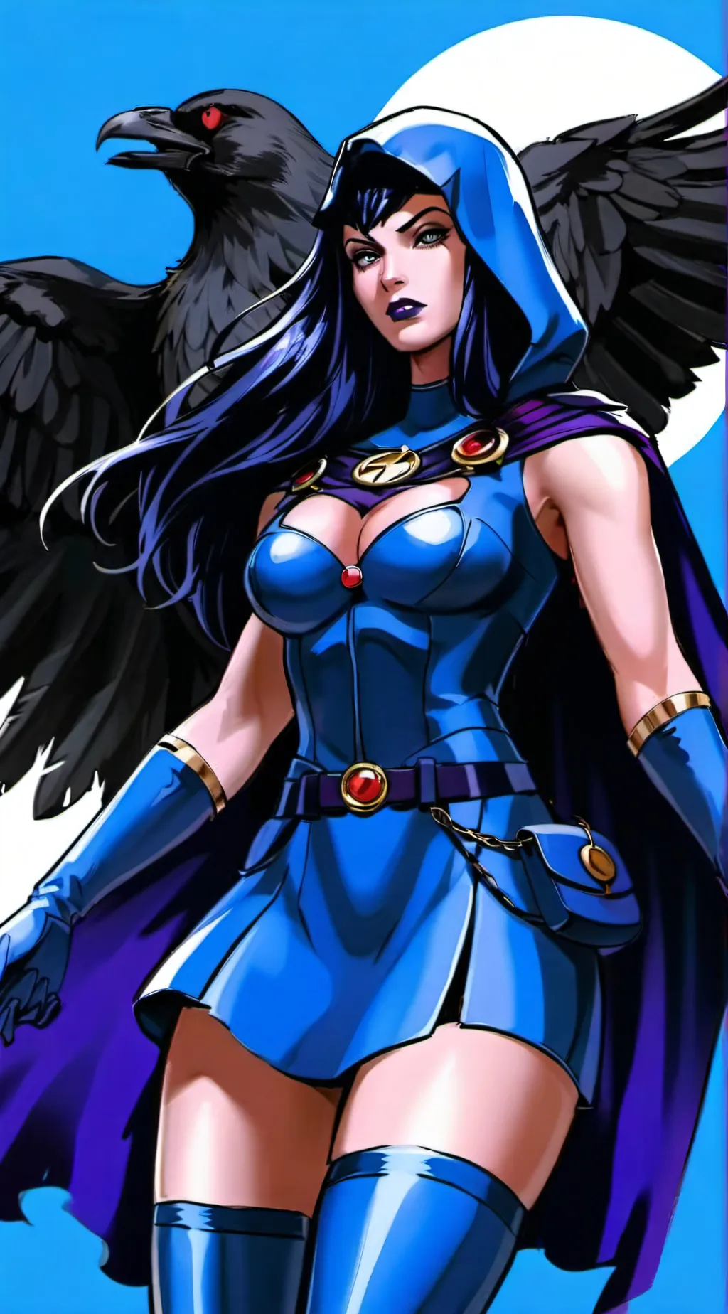 ai character: Raven background