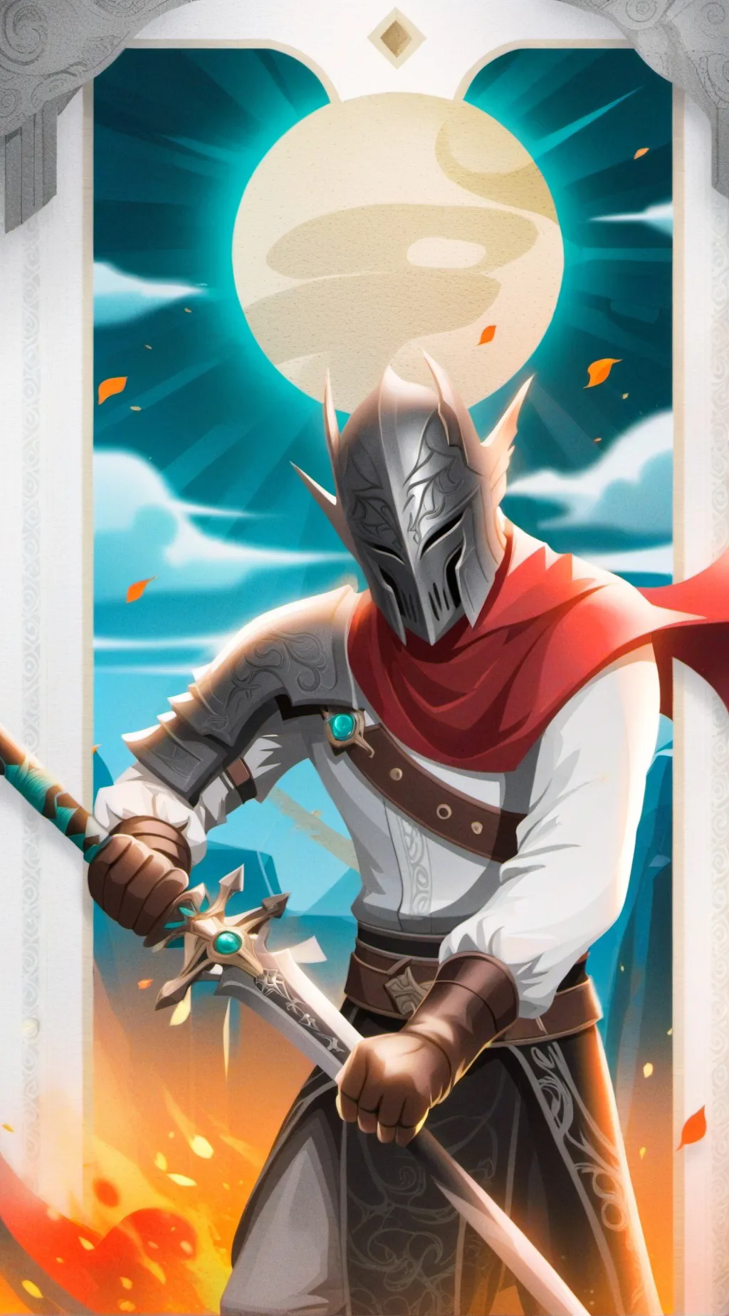 ai character: King Maratline background