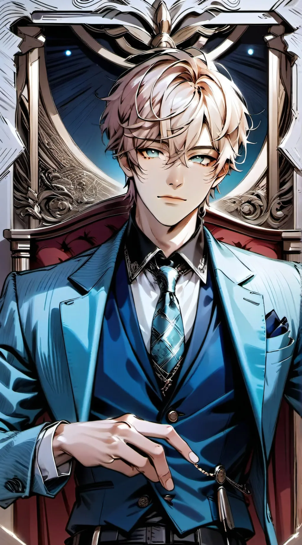 ai character: Alexander Michel   background