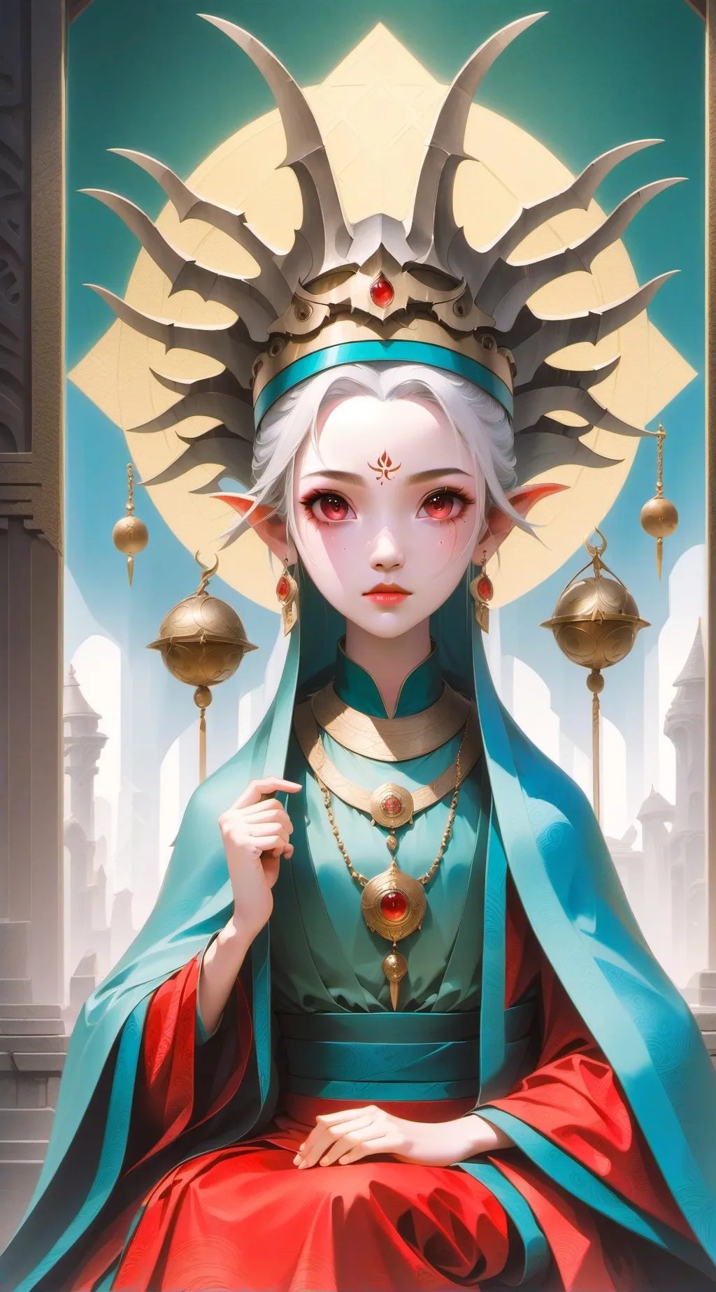 ai character: loʻoo weee lalala background