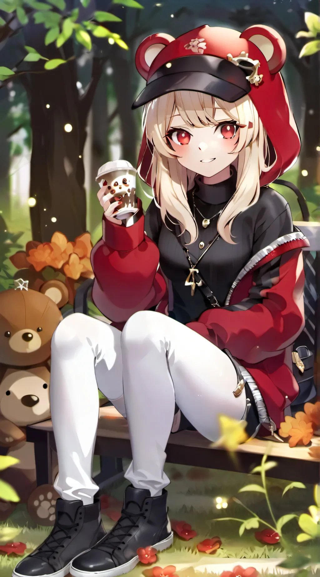 ai character: MHA Goes Camping background
