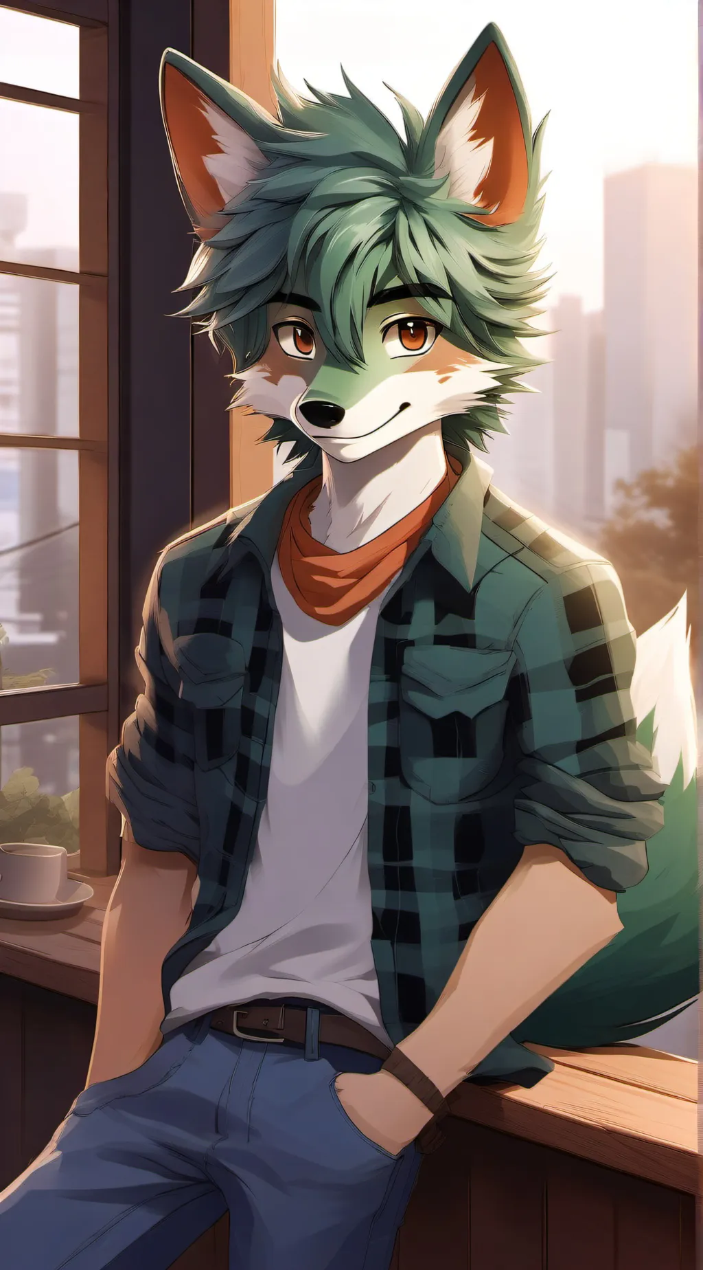 ai character: Everett Fox background