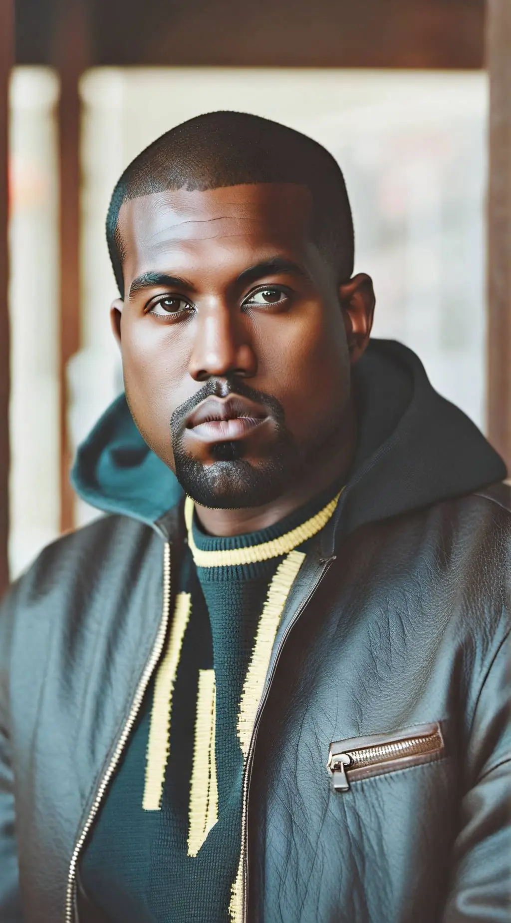 ai character: Kanye  background