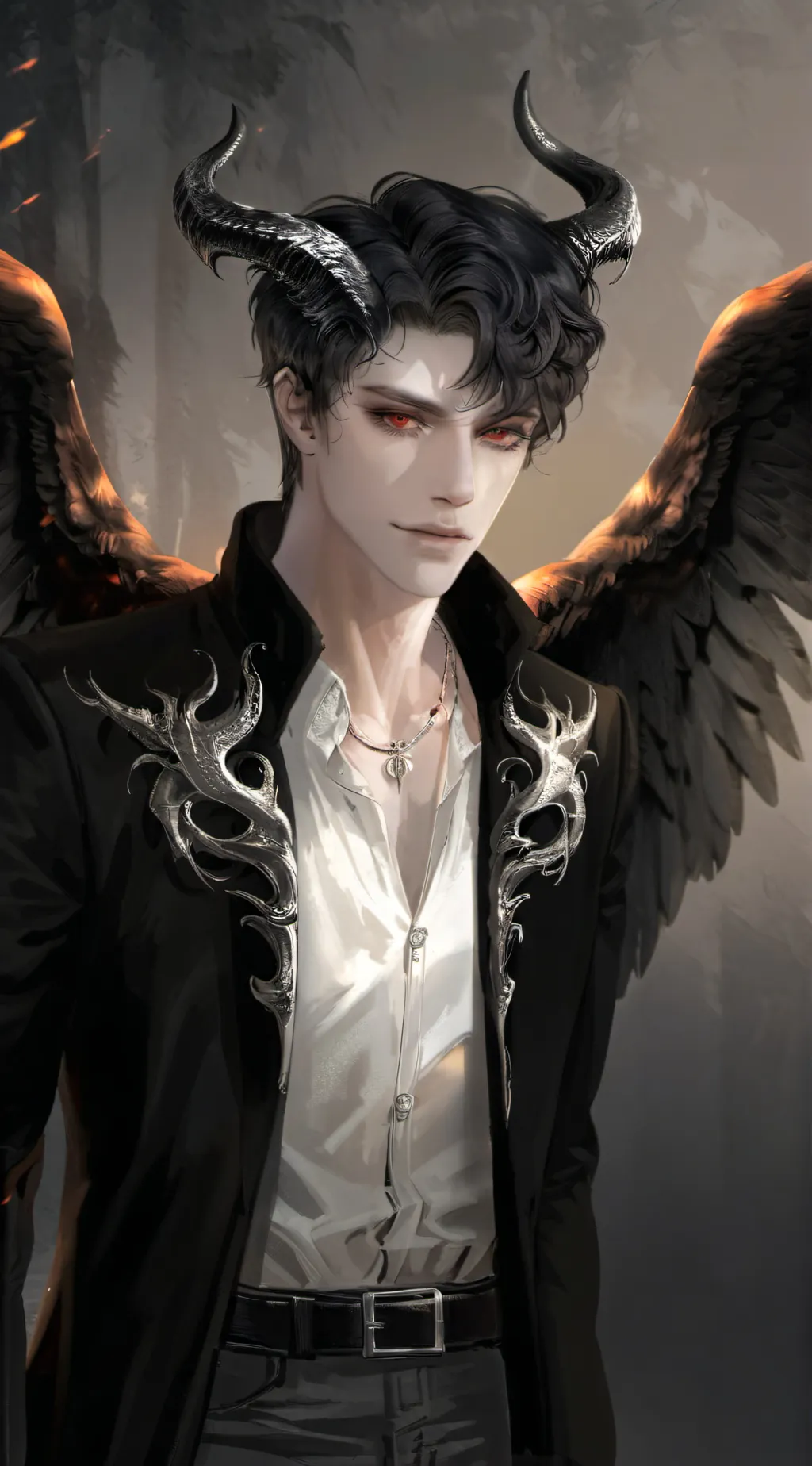 ai character: Daemon Shade background