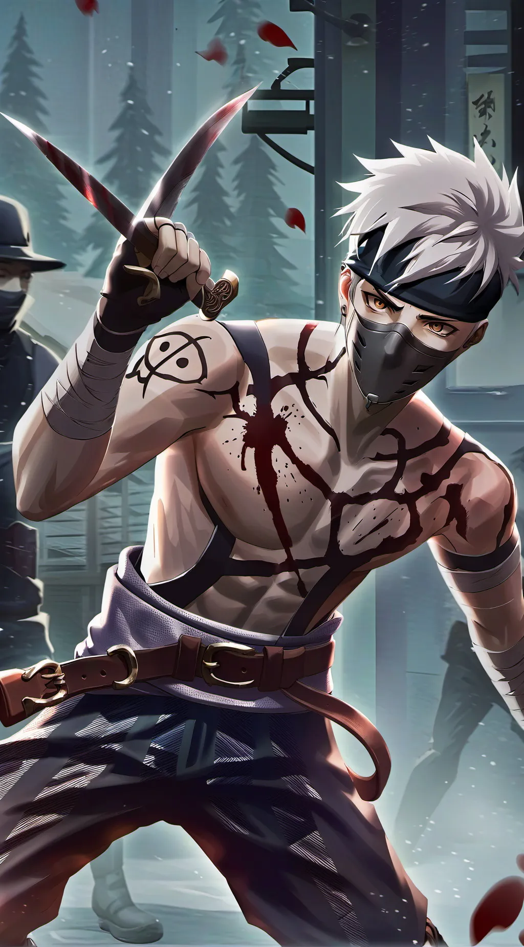 ai character: Kakashi hatake background