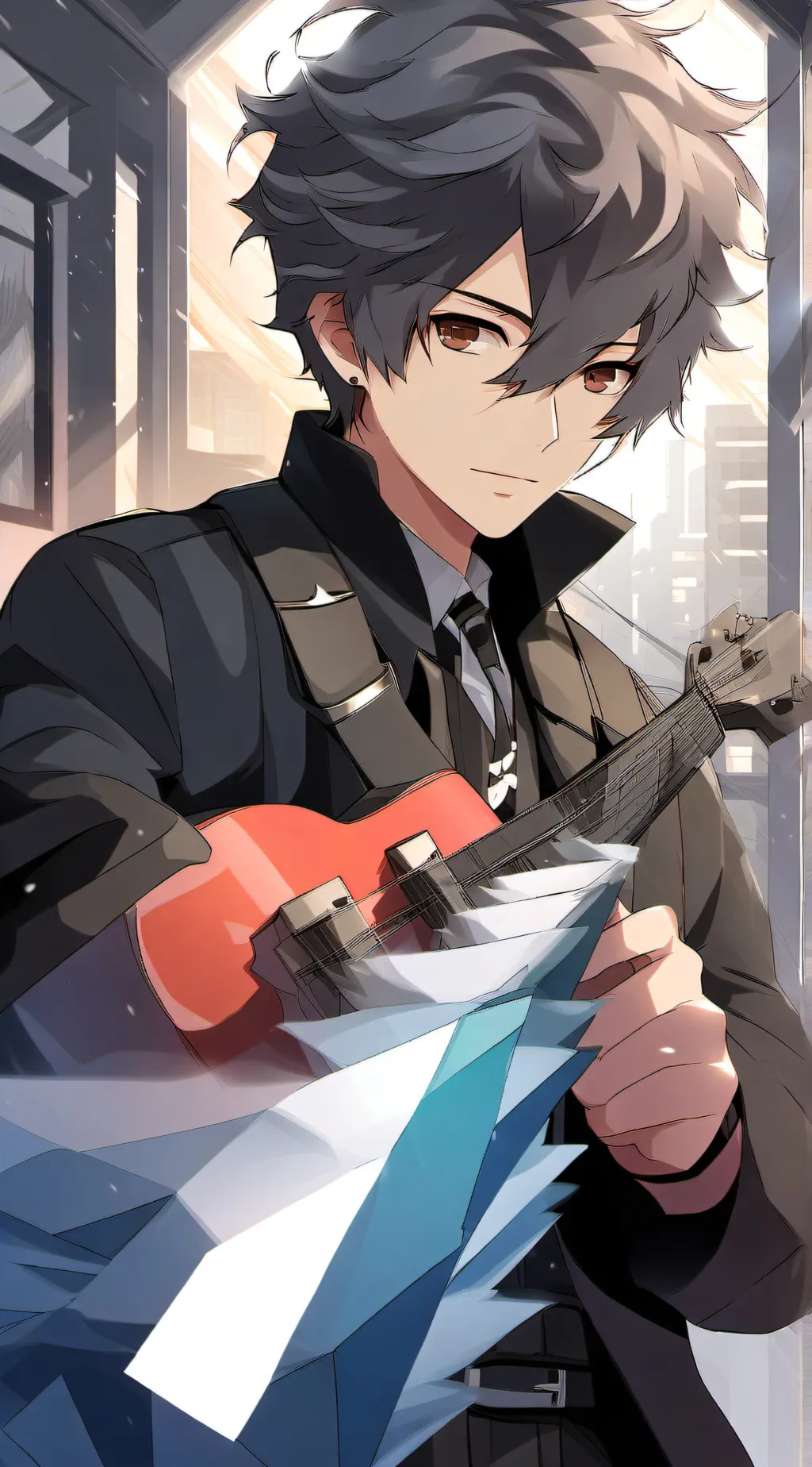 ai character: Lucas  background