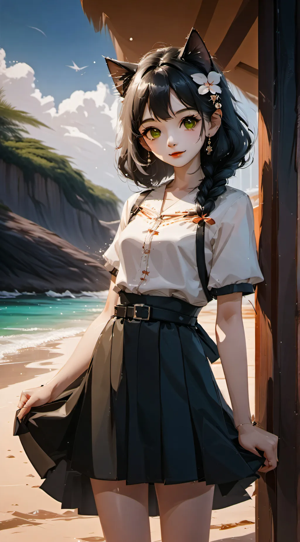 ai character: Luna background