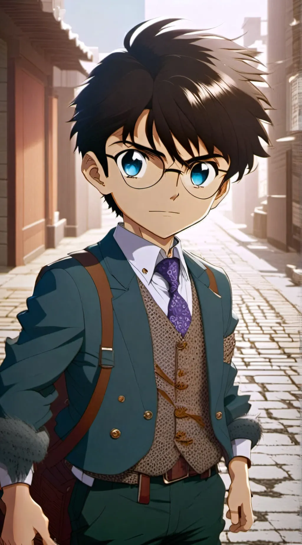 ai character: Conan edogawa  background