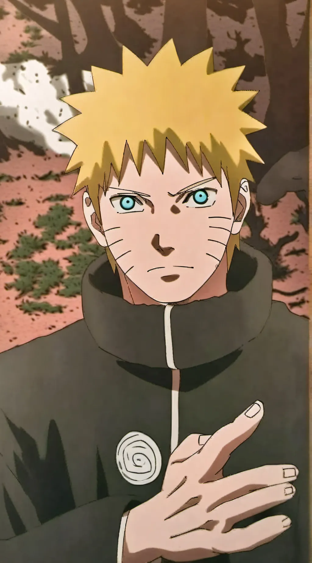 ai character: Naruto  background