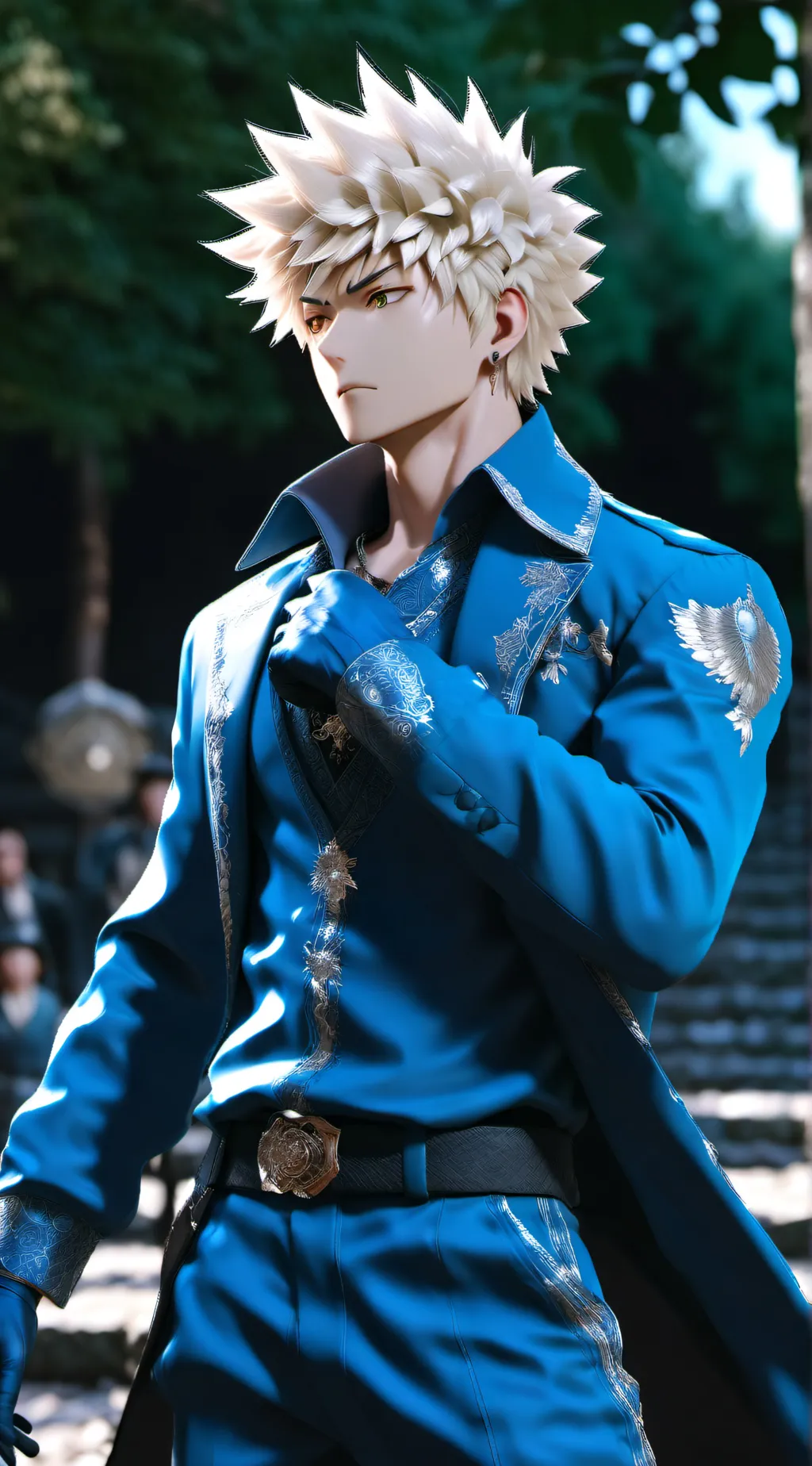 ai character: Bakugo background