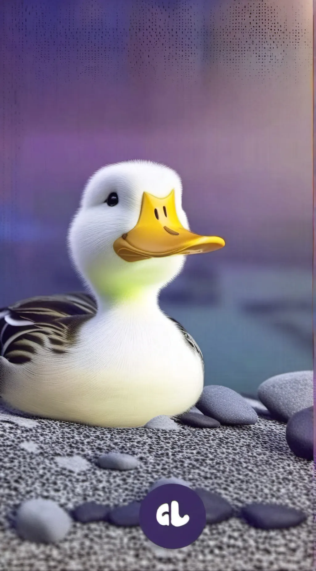 ai character: Ducky background
