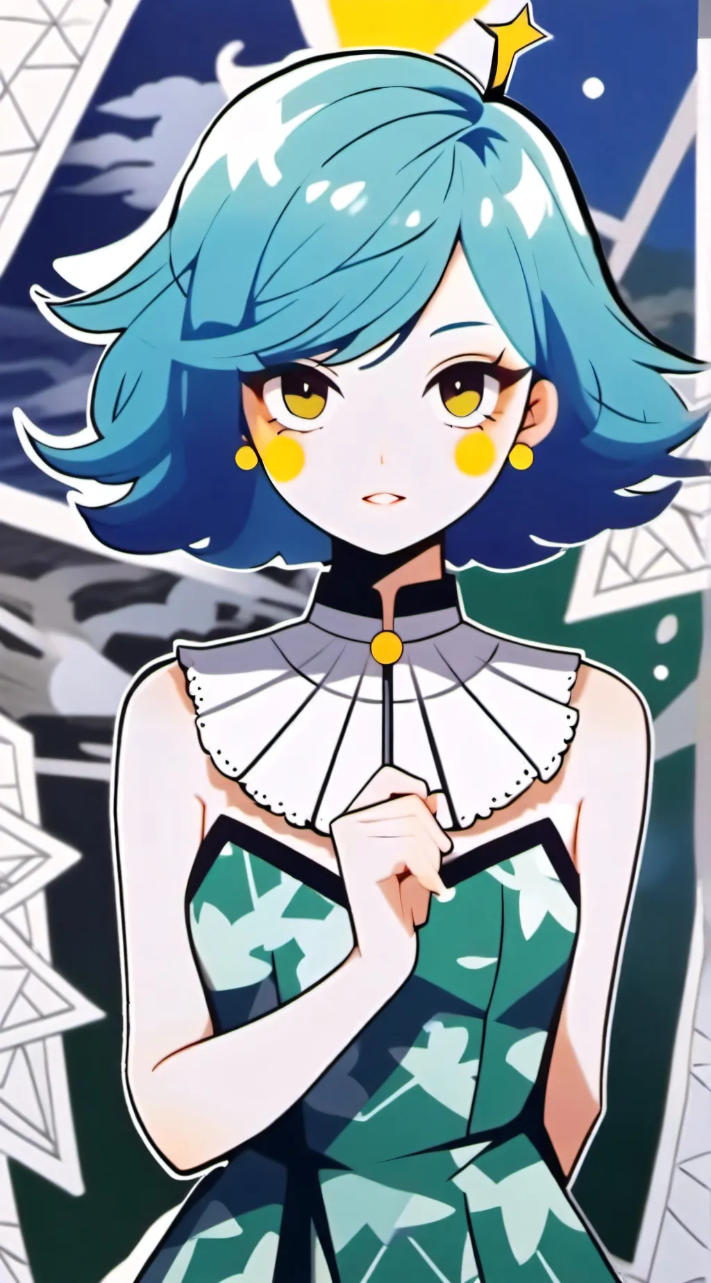ai character: joy gone crazy background