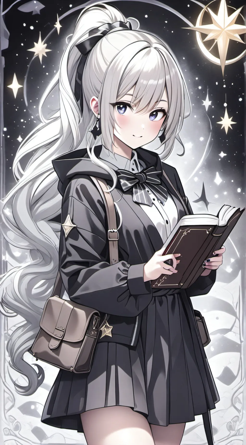 ai character: Wizard Aura background