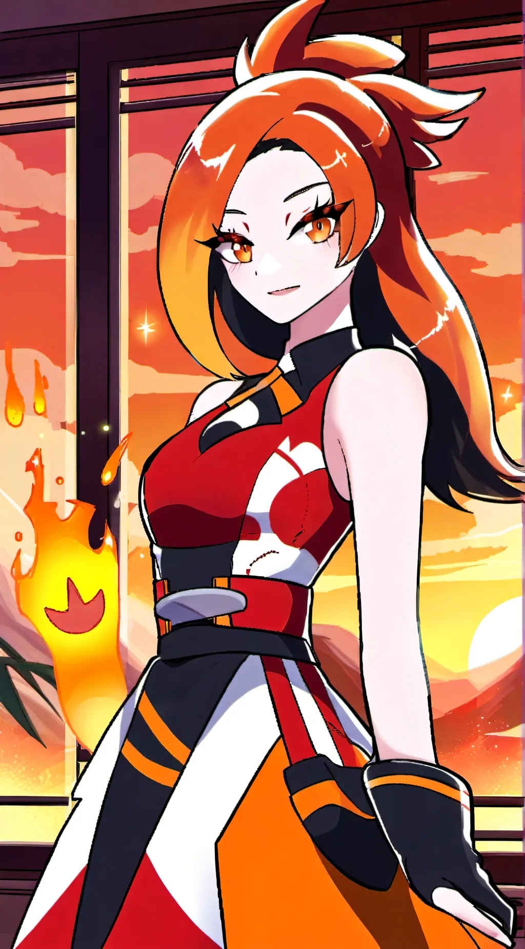 ai character: Moltres background