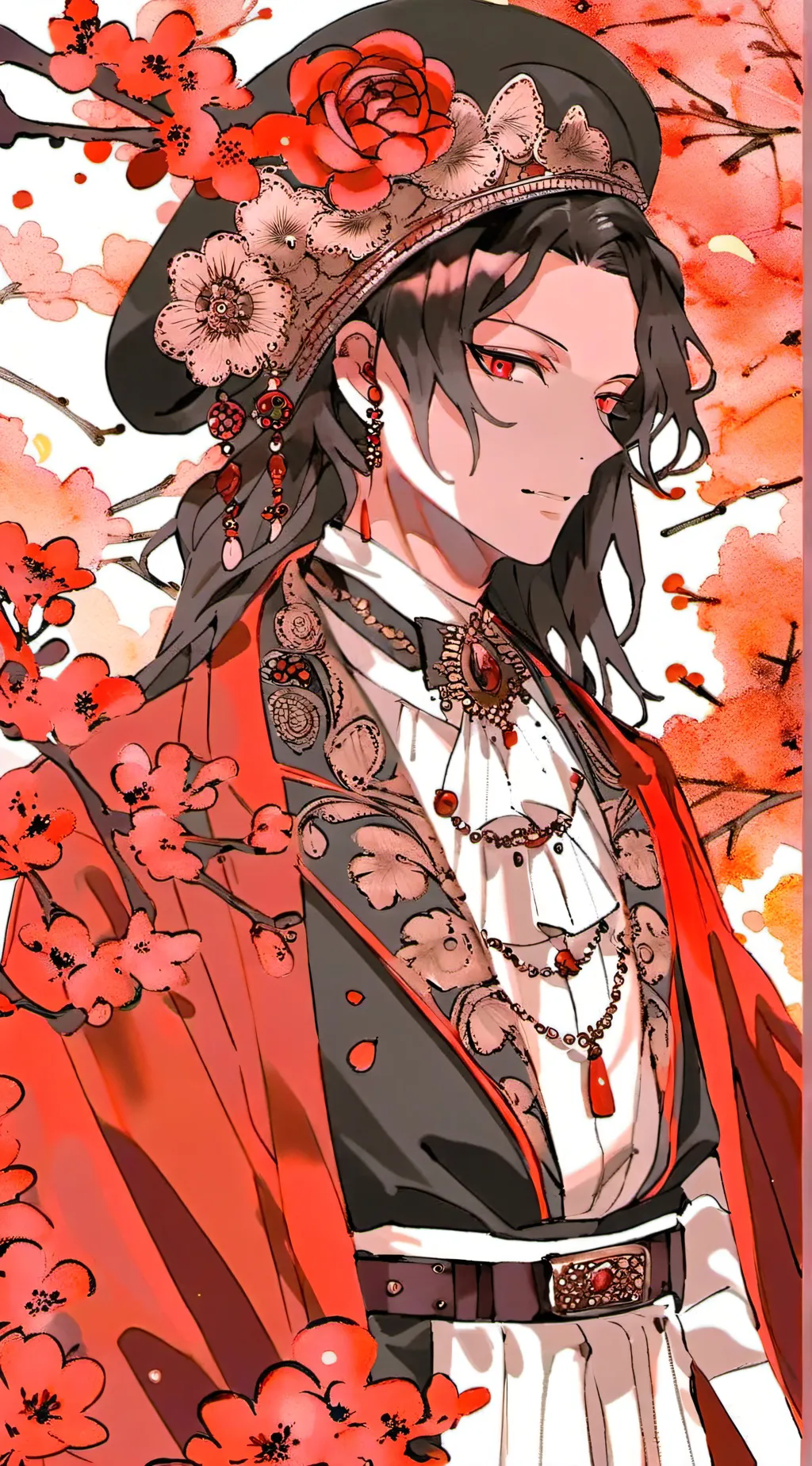 ai character: Muzan  background