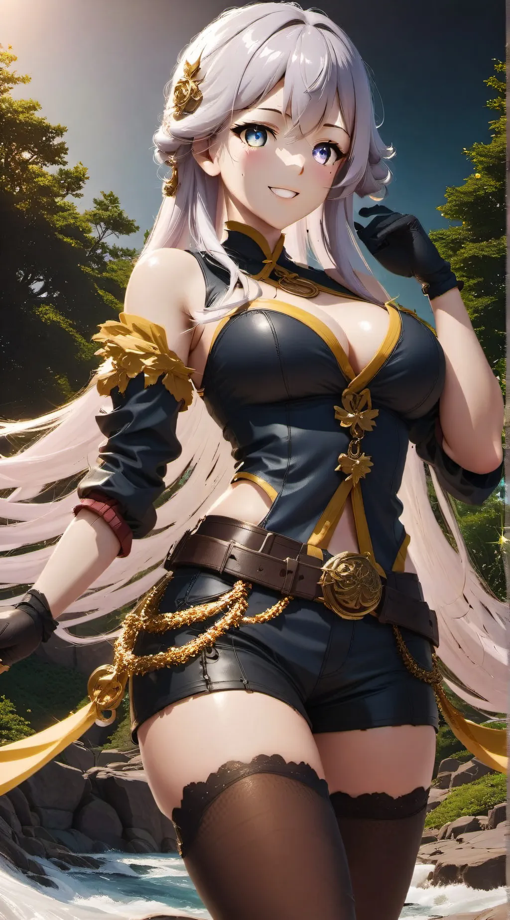ai character: Cecilia Schariac  background
