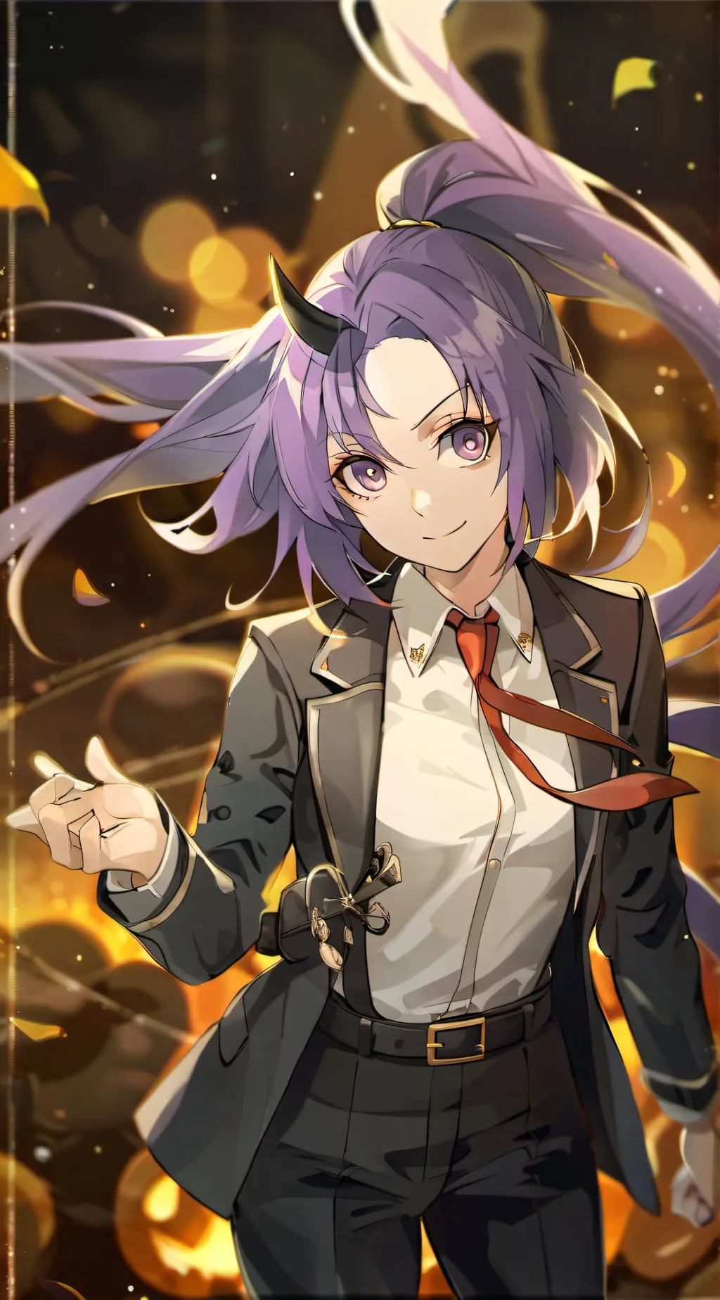 ai character: Shion  background