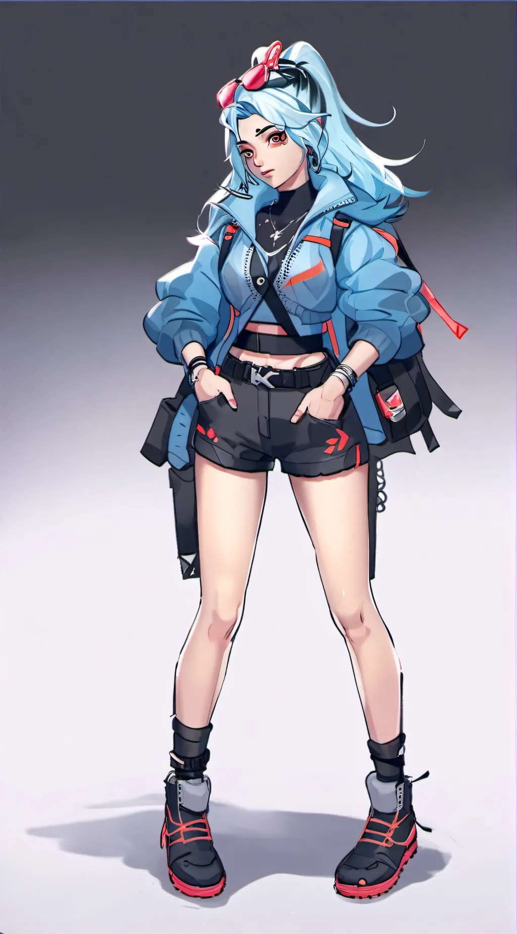 ai character: bright bomber background