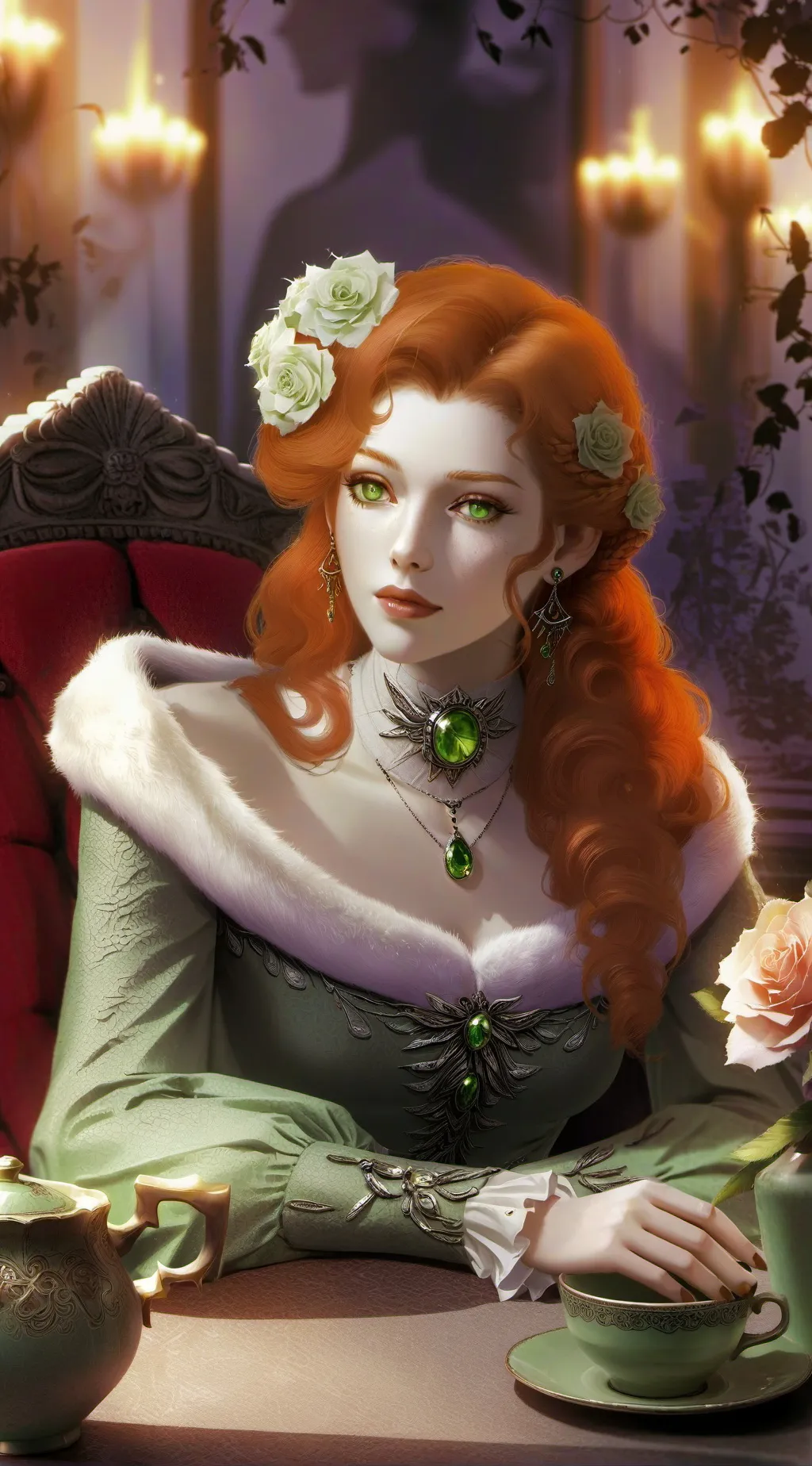 ai character: Mary  background