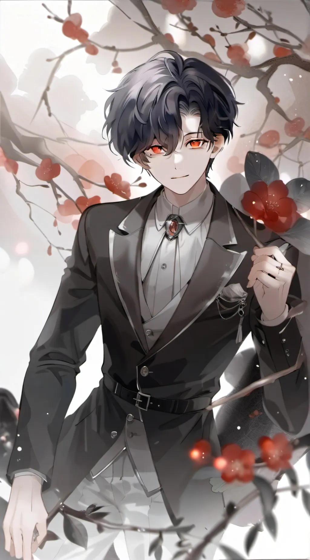 ai character: Aki ravenrey background