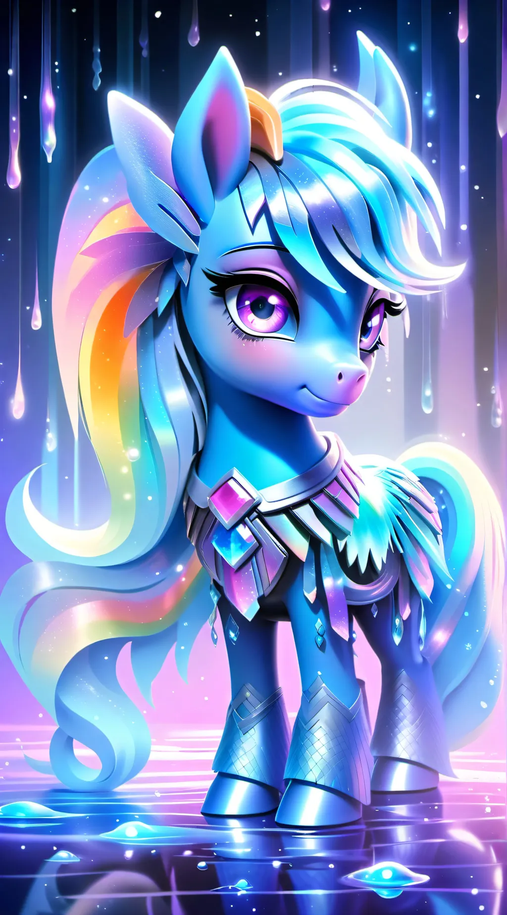 ai character: My little pony background