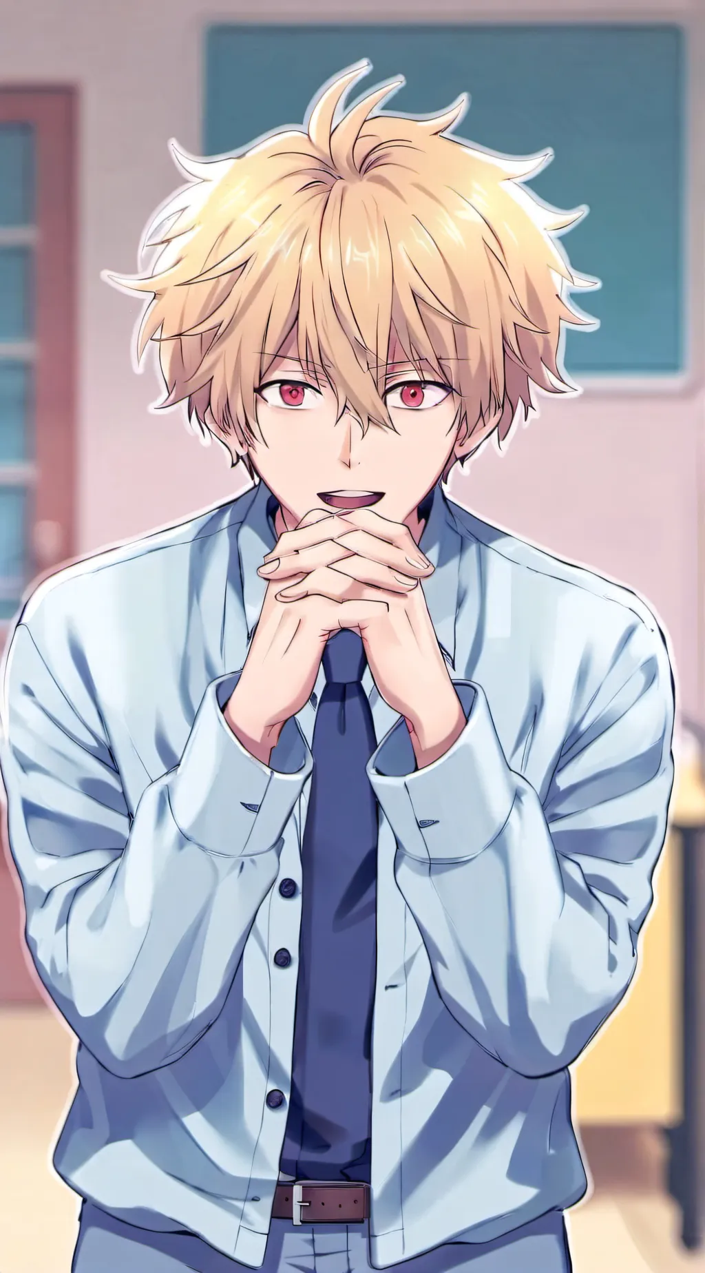 ai character: Bakugo background