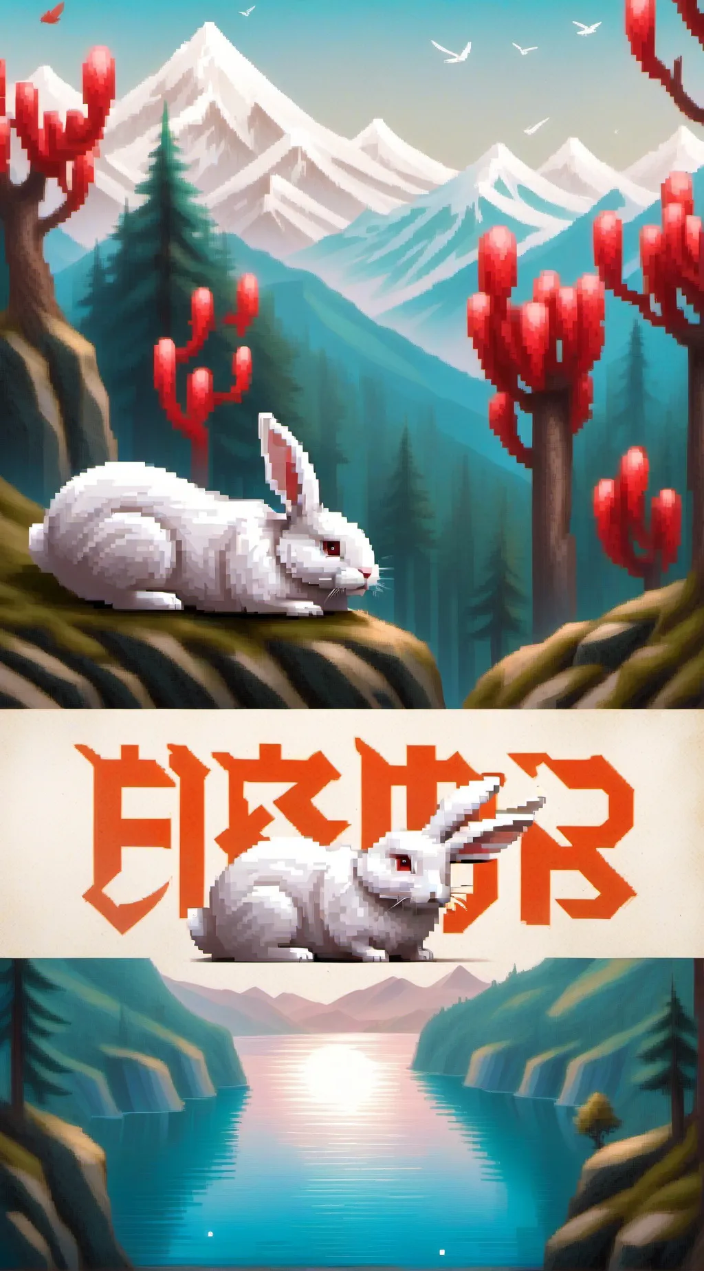 ai character: MY BUNNY DEAD. background