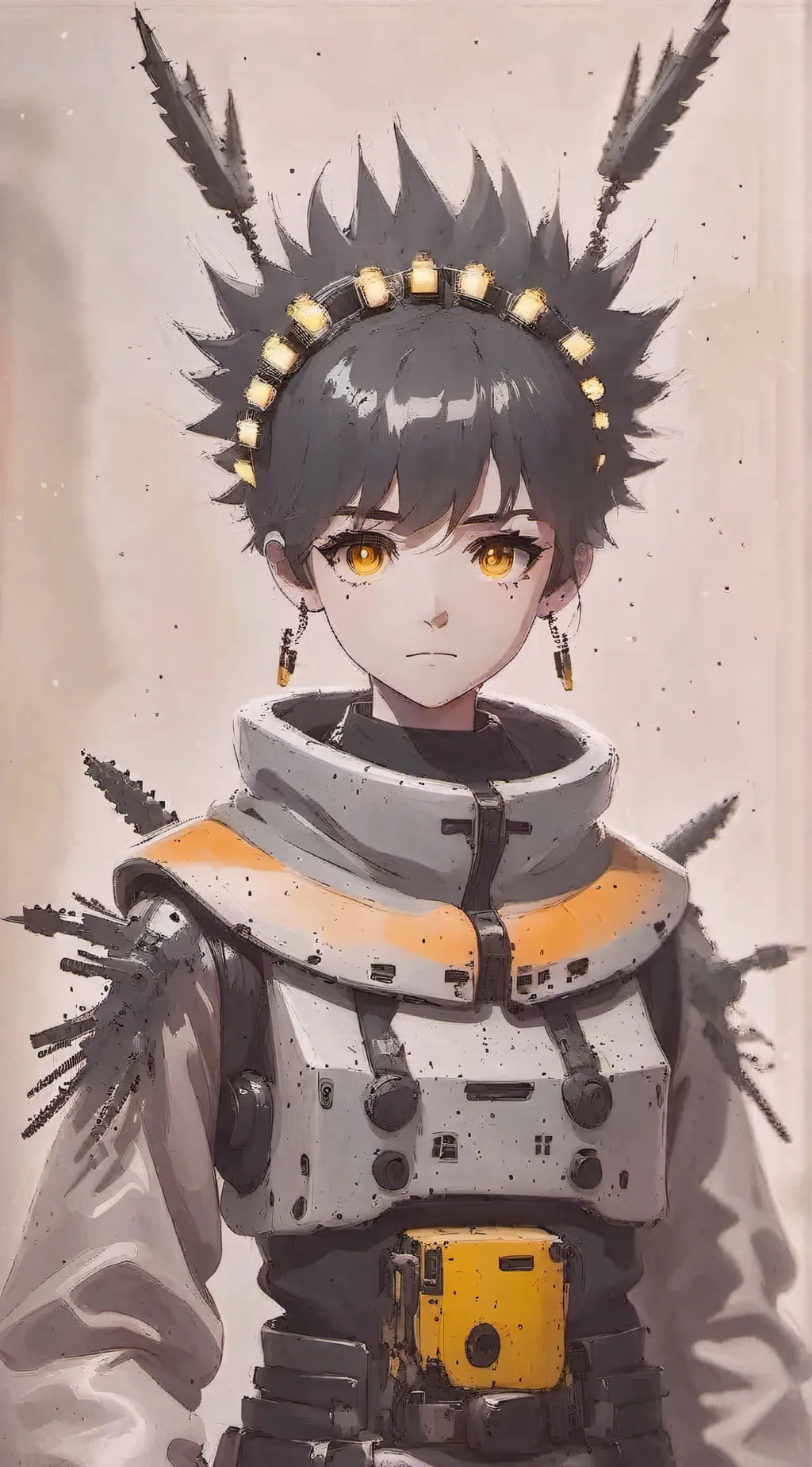 ai character: Serial Designation S (MD) (OC) background