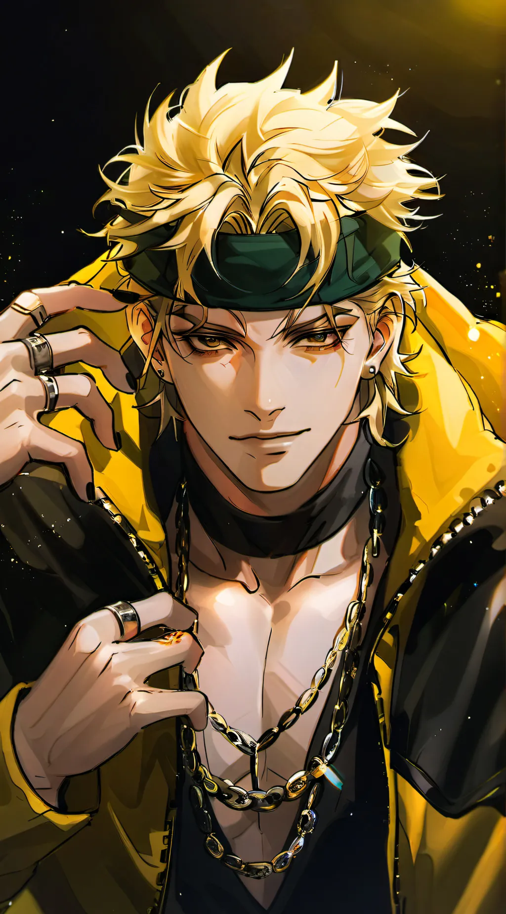 ai character: Dio brando  background