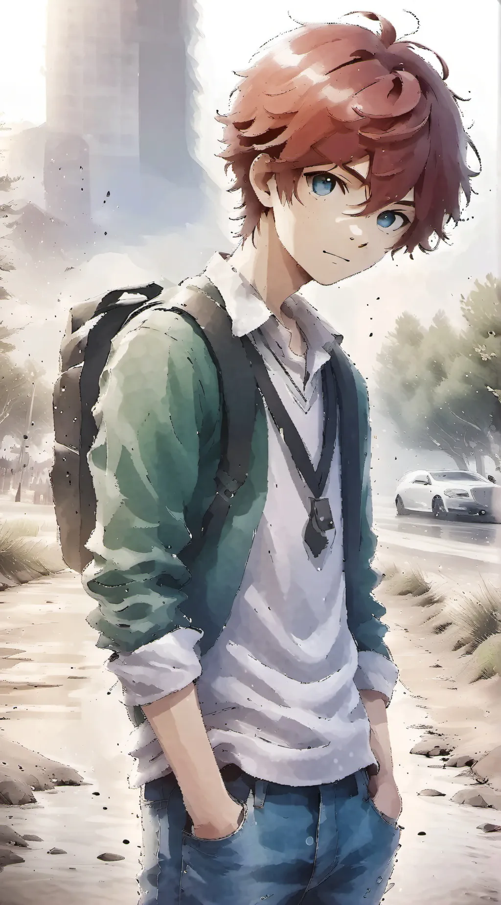 ai character: Mickey background