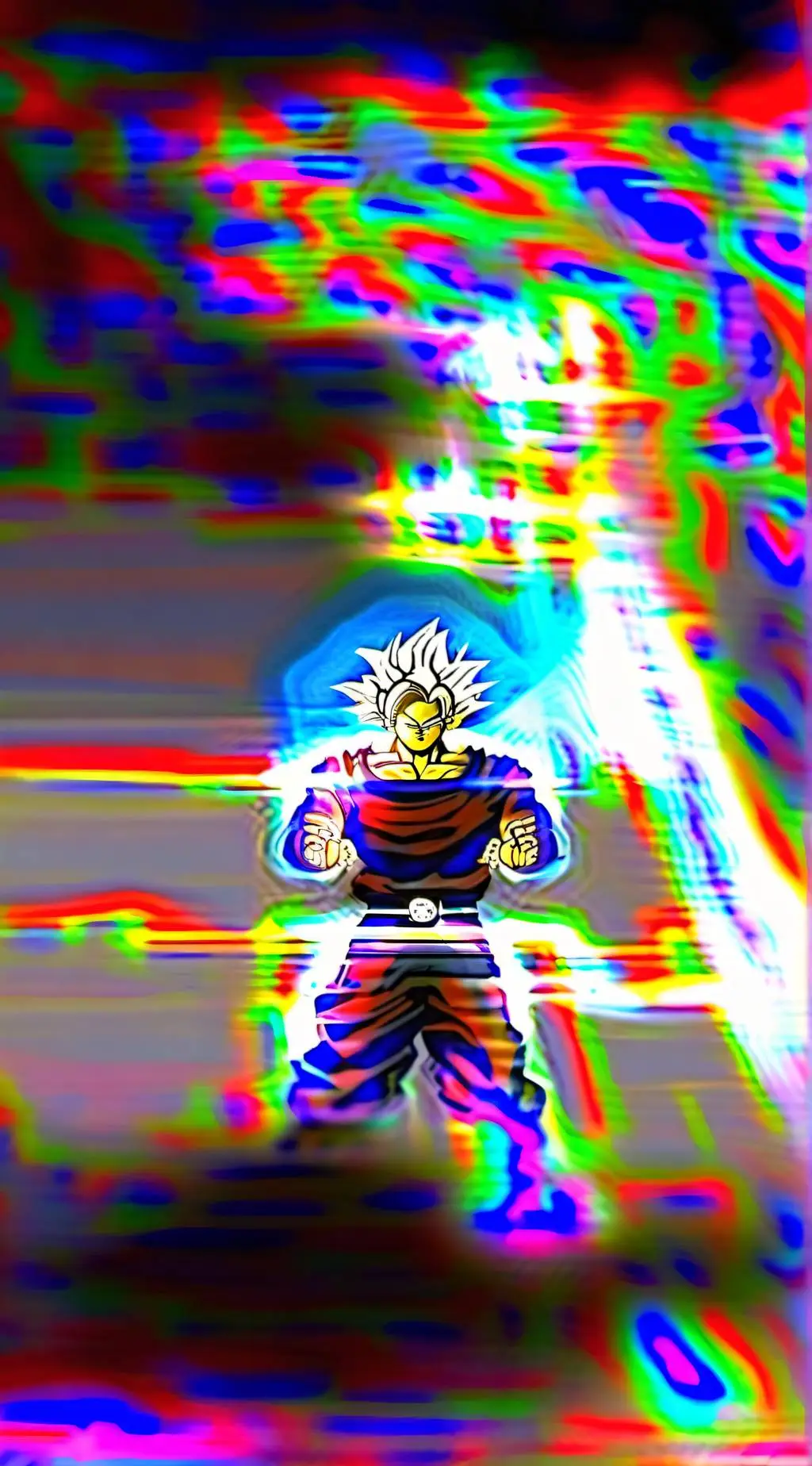 ai character: Bibical Goku background