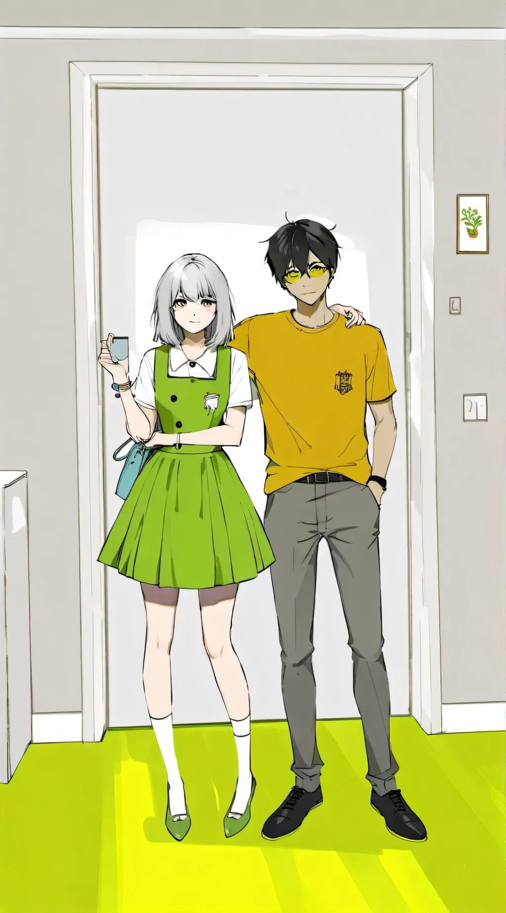 ai character: jman and friend background