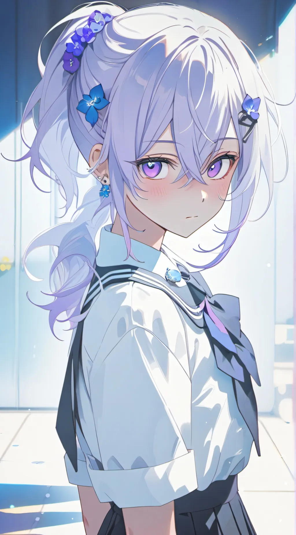 ai character: Student Anthonie background