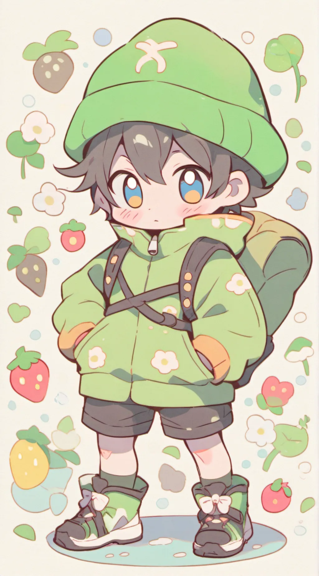 ai character: Chibi background
