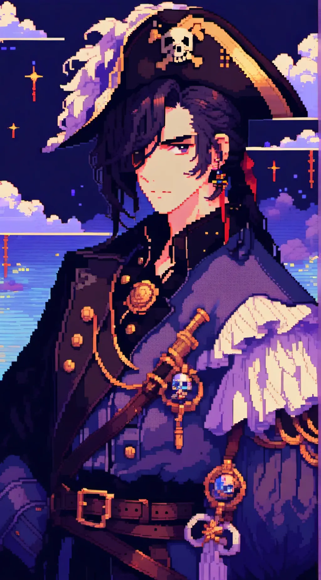 ai character: Captain Ray background