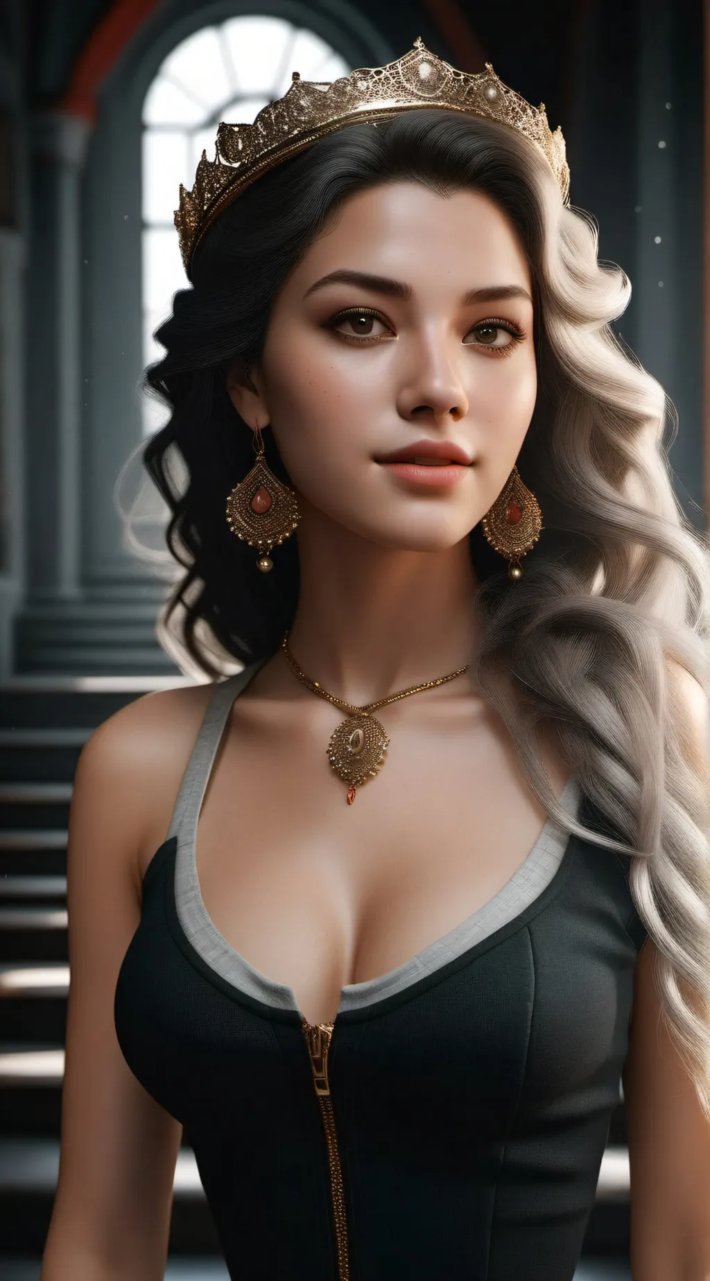 ai character: Marília Jackson  background